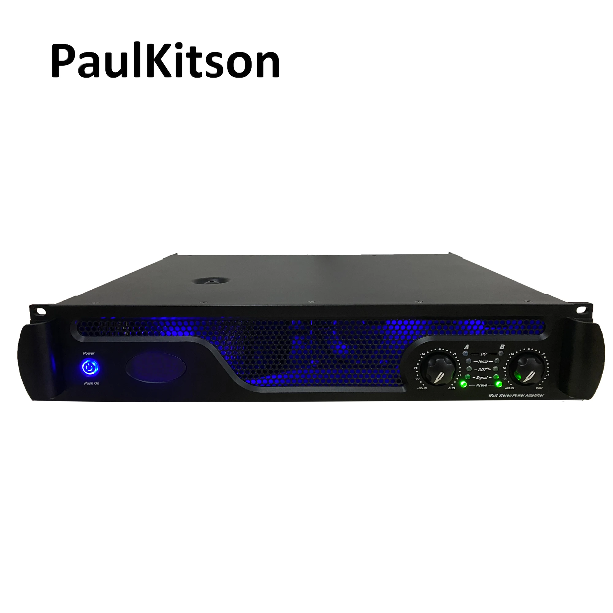Paulkitsonx7000デュアルチャンネル2000wデジタルパワーアンプステージ