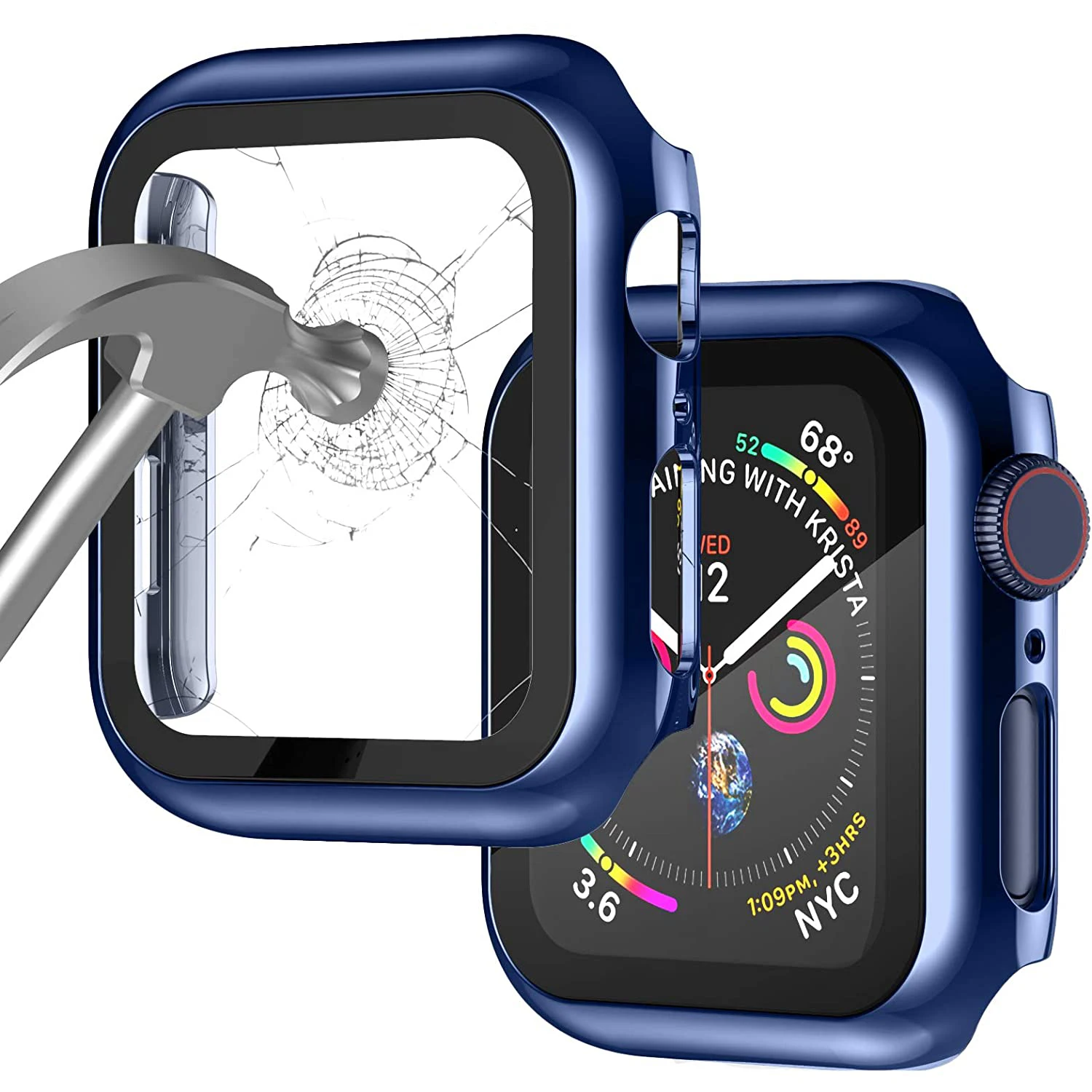 Glass + Cover for Apple Watch Case 45mm 41mm 44mm 40mm 42mm 38mm Screen Protector Accessories for iWatch Series7 6 5 4 3 se Glass + Cover for Apple Watch Case 45mm 41mm 44mm 40mm 42mm 38mm Screen Protector Accessories for iWatch Series7 6 5 4 3 se