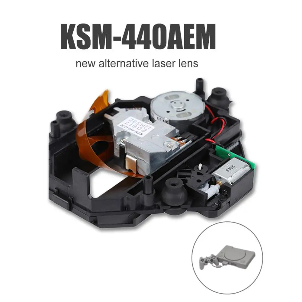 Линзы лазера, оптический привод KSM-440ADM/KSM-440AEM/KSM-440BAM в сборе Замена для sony PS1 игровые аксессуары лазерная головка для PS 1 оптический привод пс 1 ps 1дисковод привод дисков для ps1лазер ps 1 - Цвет: KSM-440AEM