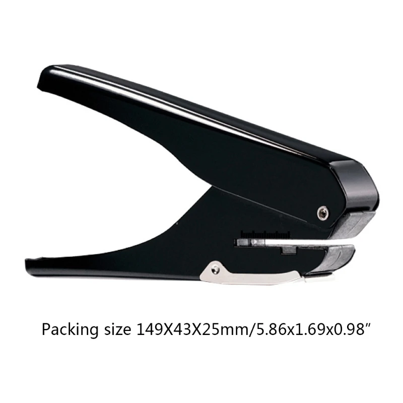 Portable Oval Hole Puncher 10 Sheets Capacity Adjustable with Positioning Ruler for Paper Card Picture File 39XD | Канцтовары для