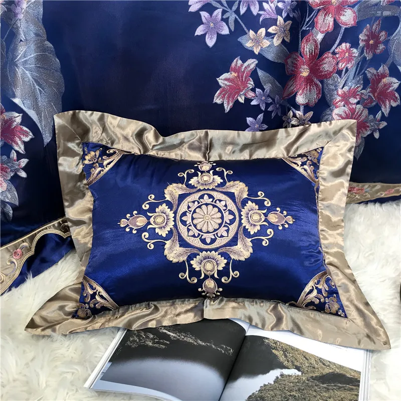 Роскошные жаккардовые постельное белье queen/king size комплект постельного белья 4/6/10 шт. пододеяльник комплекты толстые Постельное белье из хлопка набор