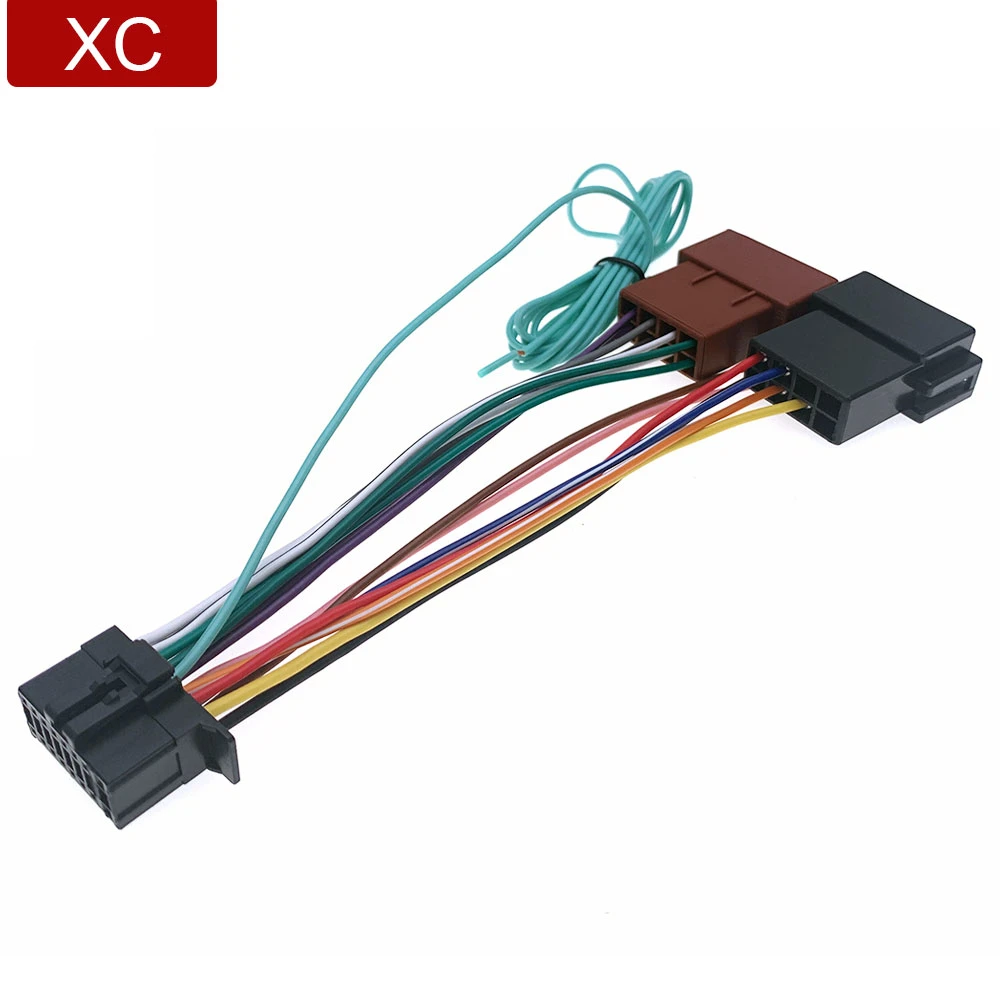 16 Pin Car Iso Wiring Harness With Brake Cable Adapter For Pioneer System Avh-z7050bt Avh-z2050bt Avh-z5050bt - Cables, Adapters & - AliExpress