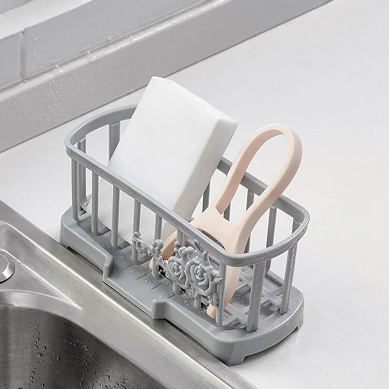 

New Drainage Shelf Multi-function Dish Washing Sponge Storage Detachable Rack Suitable for bathroom kitchen hotel Racks