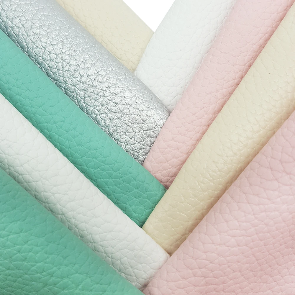 22*30cm Solid Litchi PU Leather Faux Leather Fabric A4 Handmade Earring Accessories DIY Bow Decoration Synthetic leather fabric