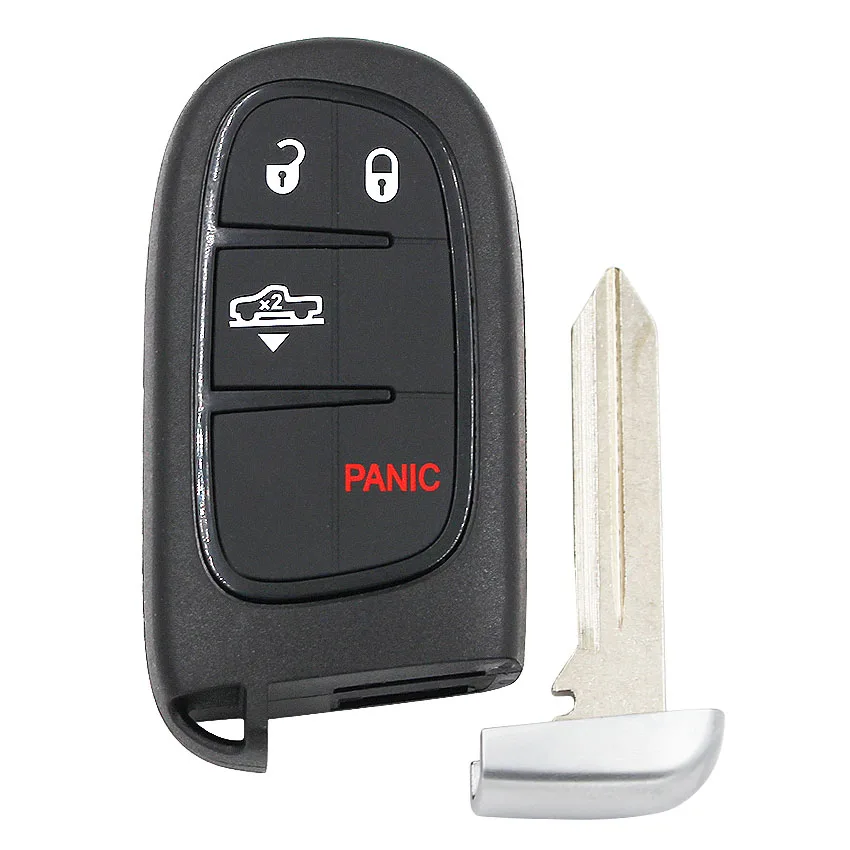 4/3+ 1 кнопка умный дистанционный брелок для Jeep Cherokee ram 433MHz 7953M 4A чип FCC: GQ4-54T