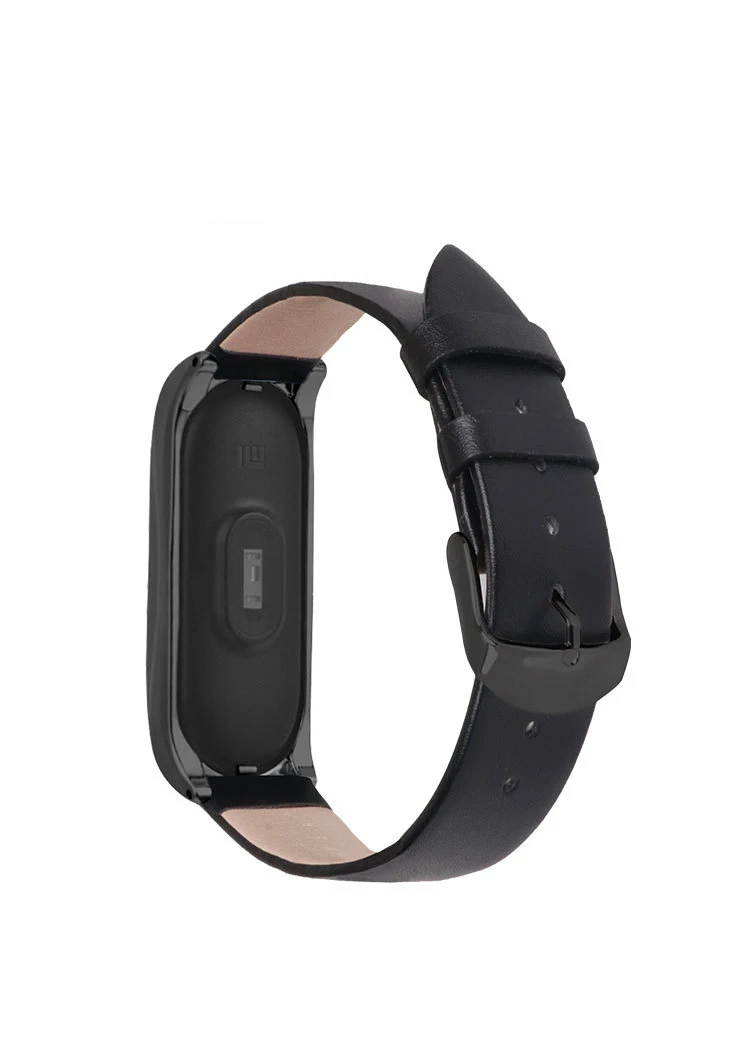 Новейший кожаный браслет MiBand 4 Замена ремешка смарт-браслет для Xiaomi Miband 4 Mi3 ремешок для Xiaomi MiBand 3 запястье