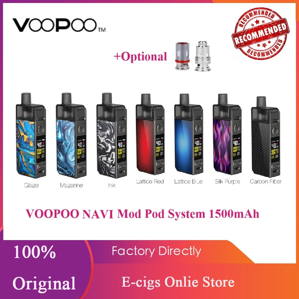 Оригинальный комплект VOOPOO NAVI Pod со встроенной батареей 1500 мАч и баком 3 8 мл GENE.
