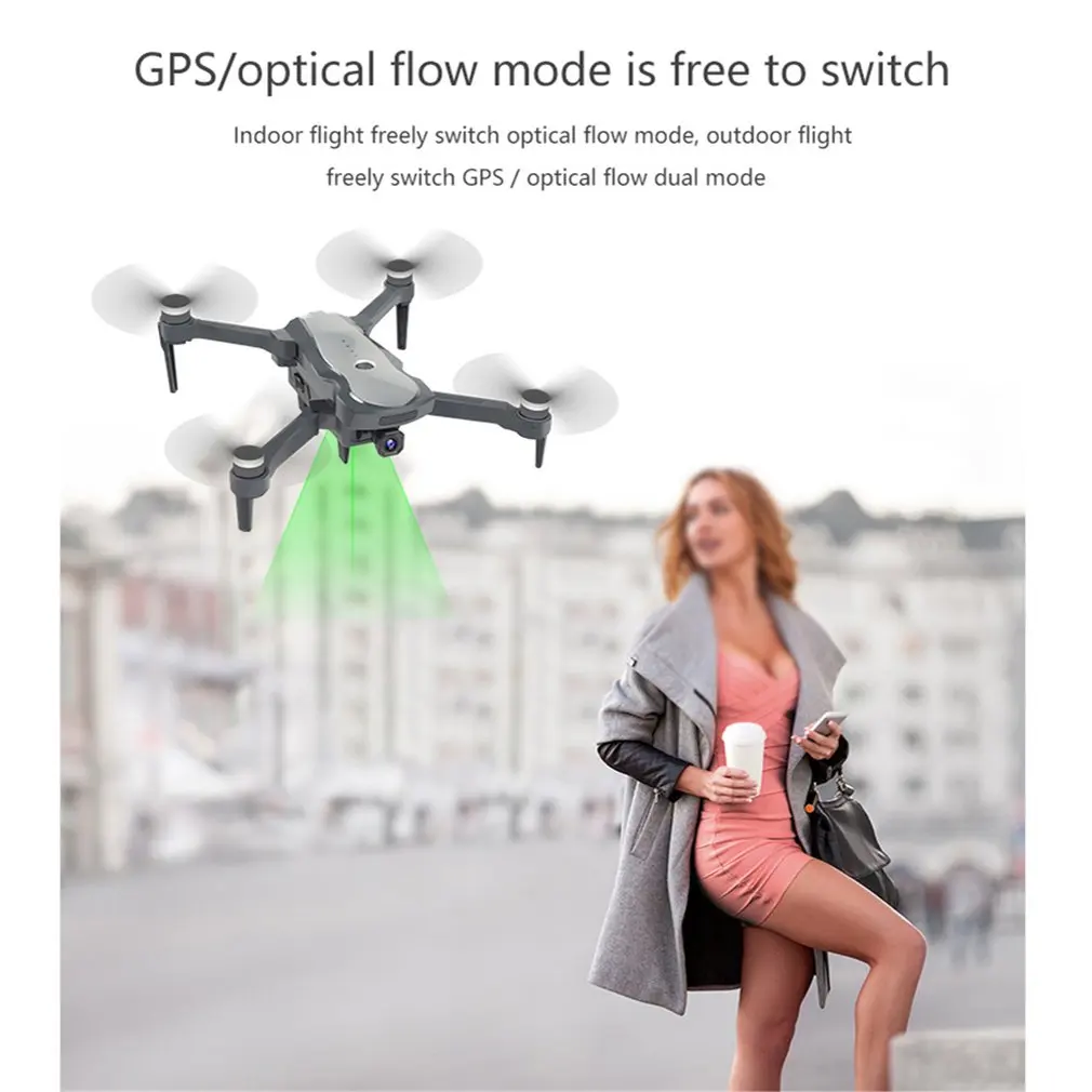Дрон K20 бесщеточный двигатель 5G gps Дрон с 4K HD двойной камерой Профессиональный складной Квадрокоптер 1800 м радиоуправляемая игрушка