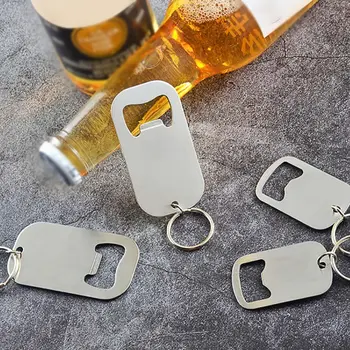 

Portable Bottle Opener Simple Card Shape Reusable Stainless Steel Drinks Beer Cap Remover