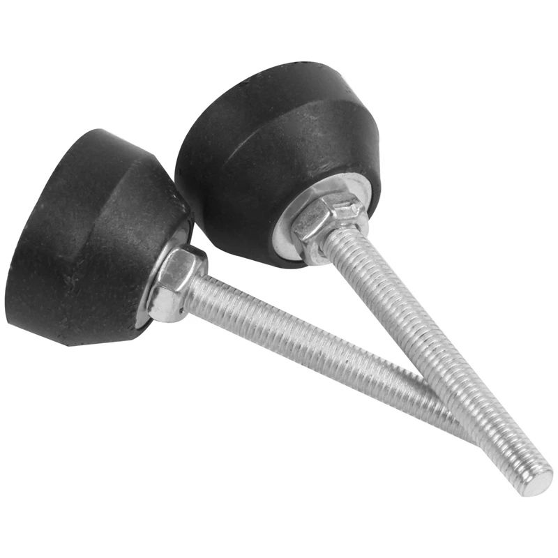 

New-Screw On Adjustable Desk Leveling Foot Furniture Glide M8x60mm 2pcs