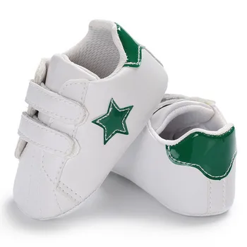 

Newborn Baby Girl Soft Sole PU Crib Shoes Cute Infant Girls Anti-slip Sneaker Baby Walking Shoes