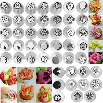 

1 PC Large Icing Piping Nozzle Russian Pastry Tips Baking Tools Cakes Decoration Set Stainless Steel Nozzles Cupcake