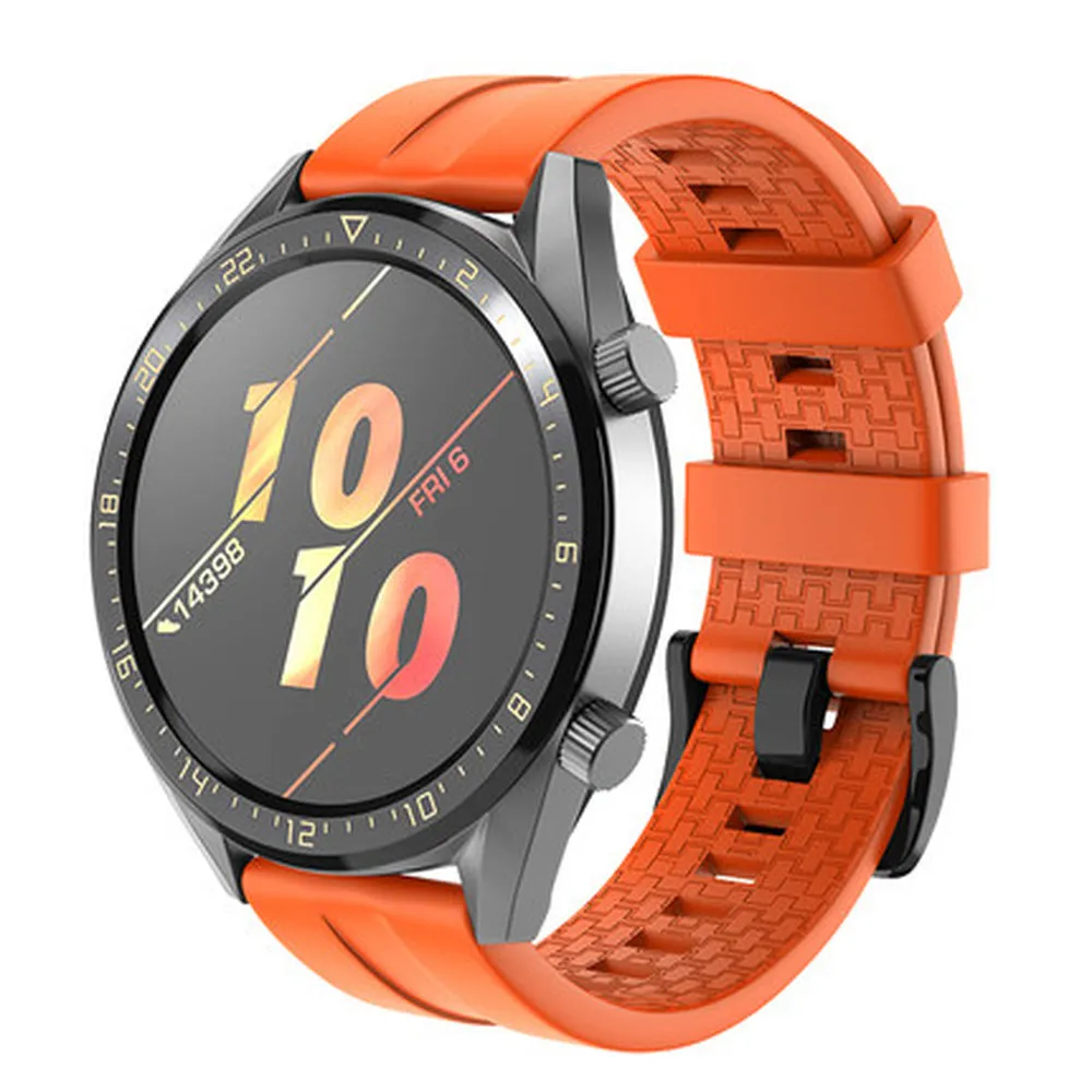 Для huawei Watch GT 2 GT2 46 мм смарт часы силиконовые Оригинальные спортивные часы браслет 22 мм ремешок для часов Honor Watch Magic 2