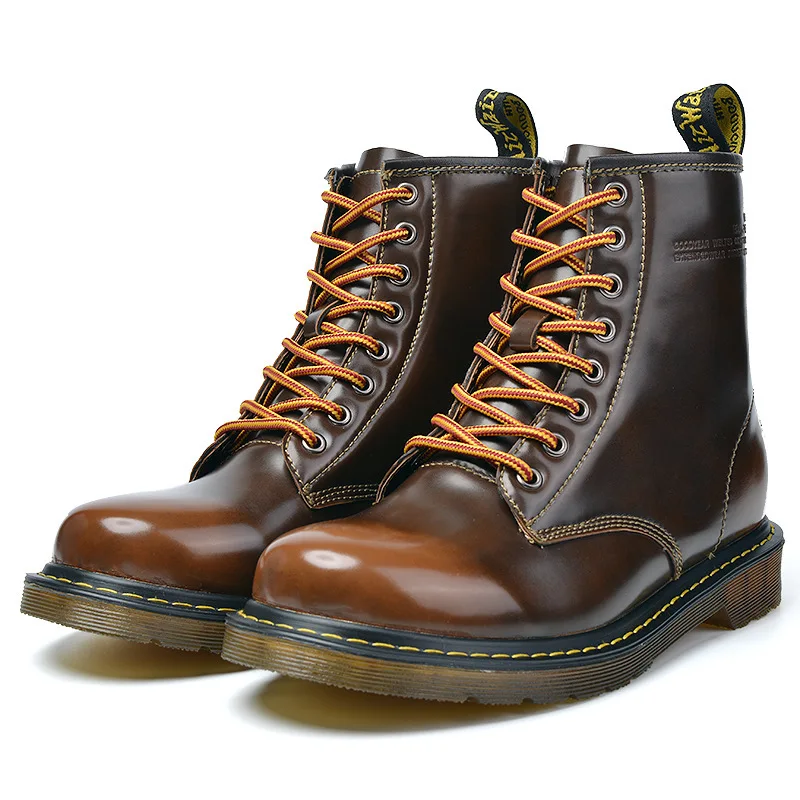 

Men's boots autumn and winter fashion gentleman knight boots men's belt high to help non-slip wear men's work boots
