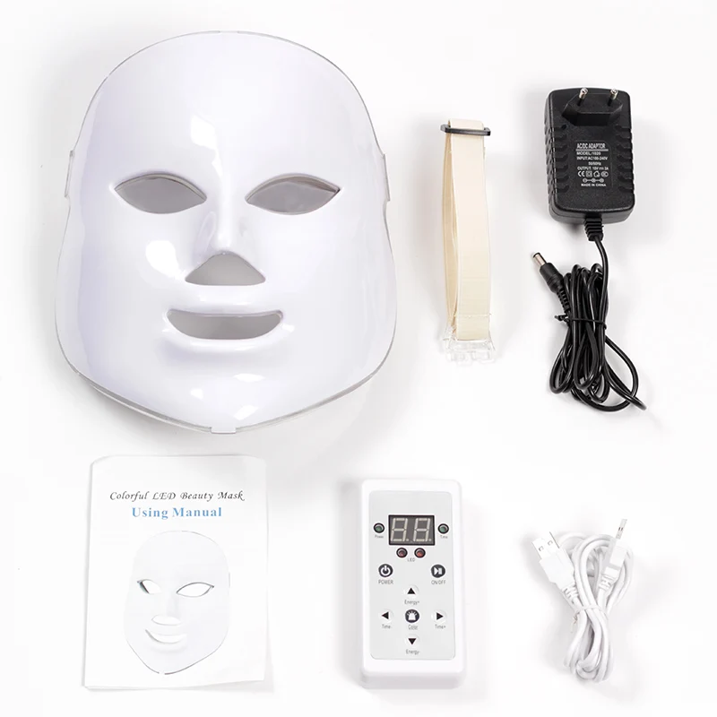  Led Mask Face Facial Mask 5 Types 7 Colors Electric Machine Light Therapy Acne Mask Neck Led Mask B