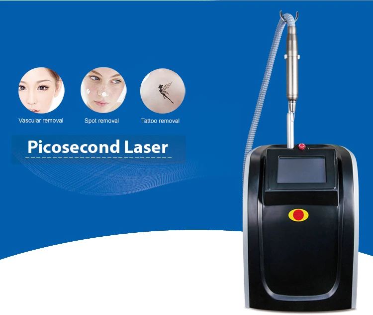Fornecimento da Fábrica Remoção da Tatuagem Picolaser Laser Portátil 532nm 755nm 1064nm 2 Depiladores
