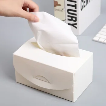 

Japanese minimalist creative multifunctional desktop tissue box office finishing waterproof carton convenient sundry storage