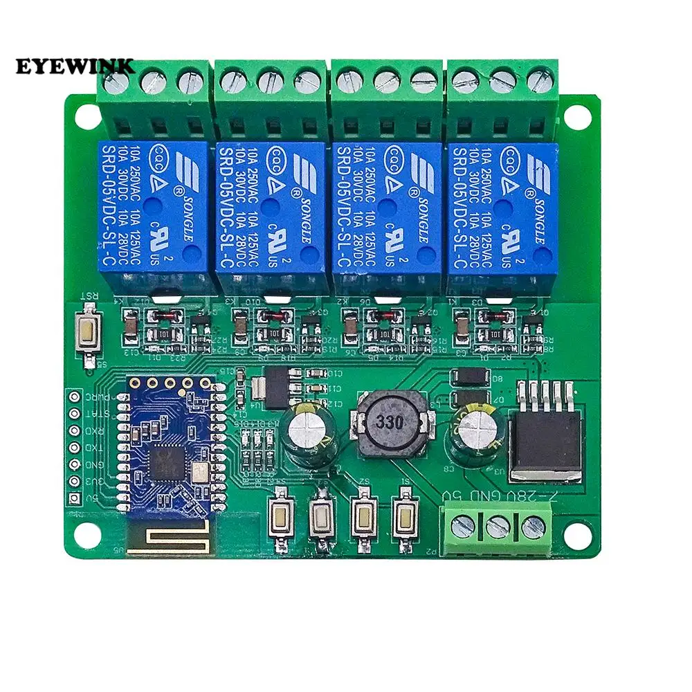 4-канальное реле Bluetooth 5 0 ble сетевое устройство дистанционного управления от