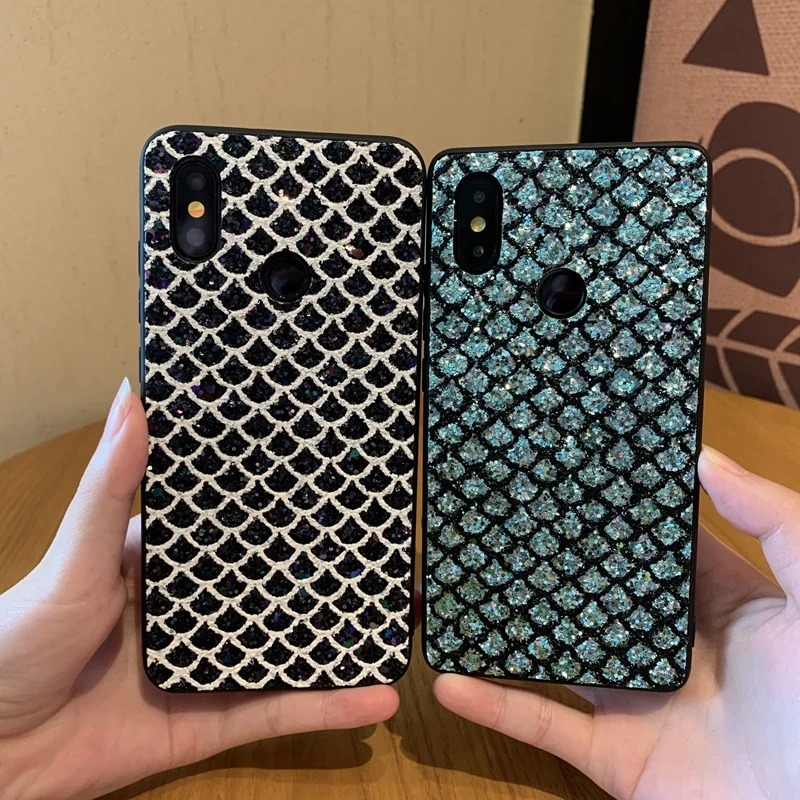 

For Xiaomi 8 9 SE 9T A2 Lite A3 Redmi Note 6 7 7A K20 Pro Bling Glitter Sequins Diamond Matte Soft Silicone TPU Case Cover
