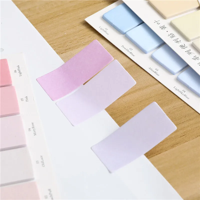 Милый разноцветный блокнот Kawaii Sticky Notes Planner Decoration блокнот самоклеящийся для офиса Schol канцелярские принадлежности 01959