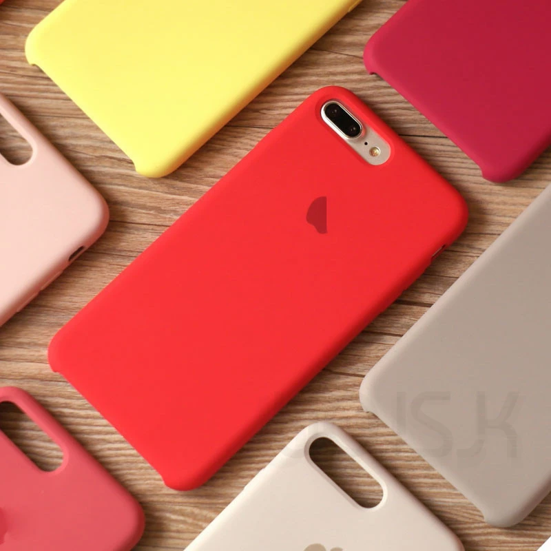 

Original LOGO Silicone Case For iPhone X XS Max XR Case For Apple iPhone 7 8 Plus 6 6S Case For iPhone 11 Pro Max Cover Official