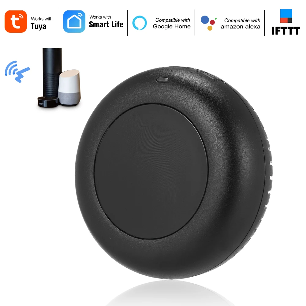 WiFi ИК-пульт дистанционного управления ИК-концентратор с поддержкой инфракрасного управления Лер для кондиционера ТВ совместим с Alexa Google Home Голосовое управление