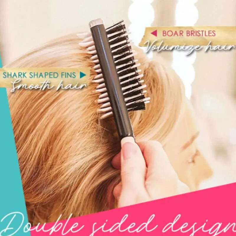 

New Style Comb Hair Style Fluffy Shark Fin Portable Comb Professional Hair Styling Smooth Hair Styling Comb For Women Men