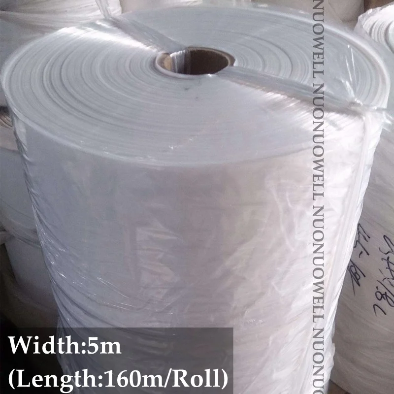 Width 5m L-160m 200 м/рулон 0,06 мм сельскохозяйственная парниковая пленка PE пластиковая пленка растения сохраняют тепло непромокаемая защитная пленка - Цвет: Width 5m L-160m