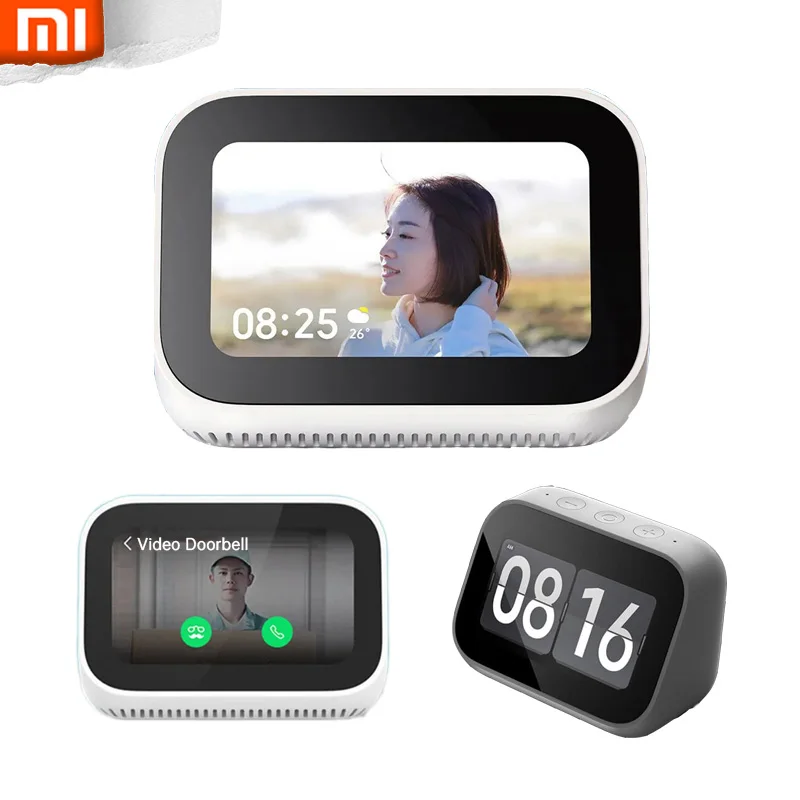 Xiaomi AI сенсорный экран динамик часы для семейного альбома Bluetooth 5 0 A2DP музыкальный