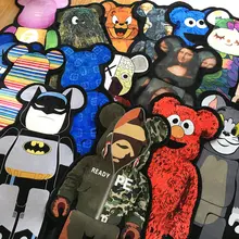 

Cartoon Bearbricks Carpet Irregular Violence Bear Rug Children Bedroom Decor Bedside Mat Non-slip Floor Mat Fashion Rugs