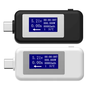 

KWS-1802C Multi-function USB Tester Type-c Charger Detector Digital Voltmeter Ammeter Voltage Meters