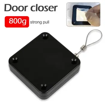 

2PCS Automatic Door Closer 8N Strong And Stable Door Closer Punch-Free Easy To Install Door Closer Universal For All Doors