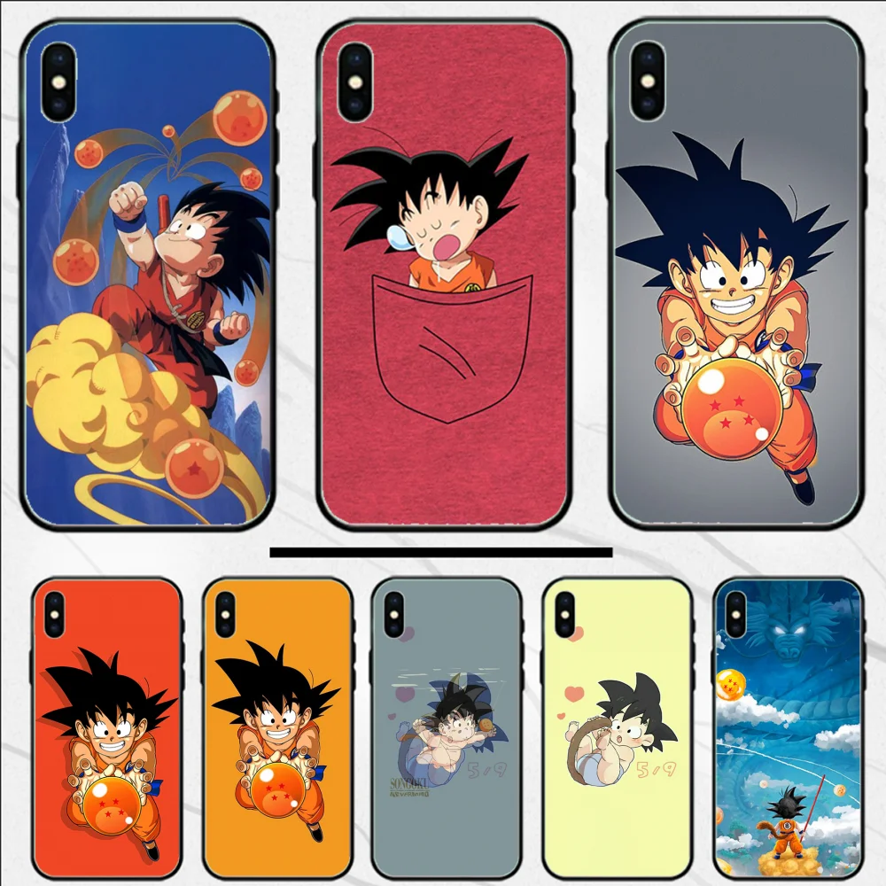 Мягкий силиконовый чехол для телефона из ТПУ с изображением японского Dragon Ball Z Super