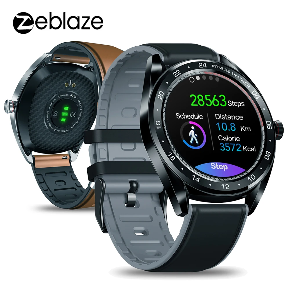 

Zeblaze NEO Smart Watch Men Women 1.3" IPS Screen Wristwatch Sleep Heart Rate Blood Pressure Monitor Life Waterproof Smartwatch