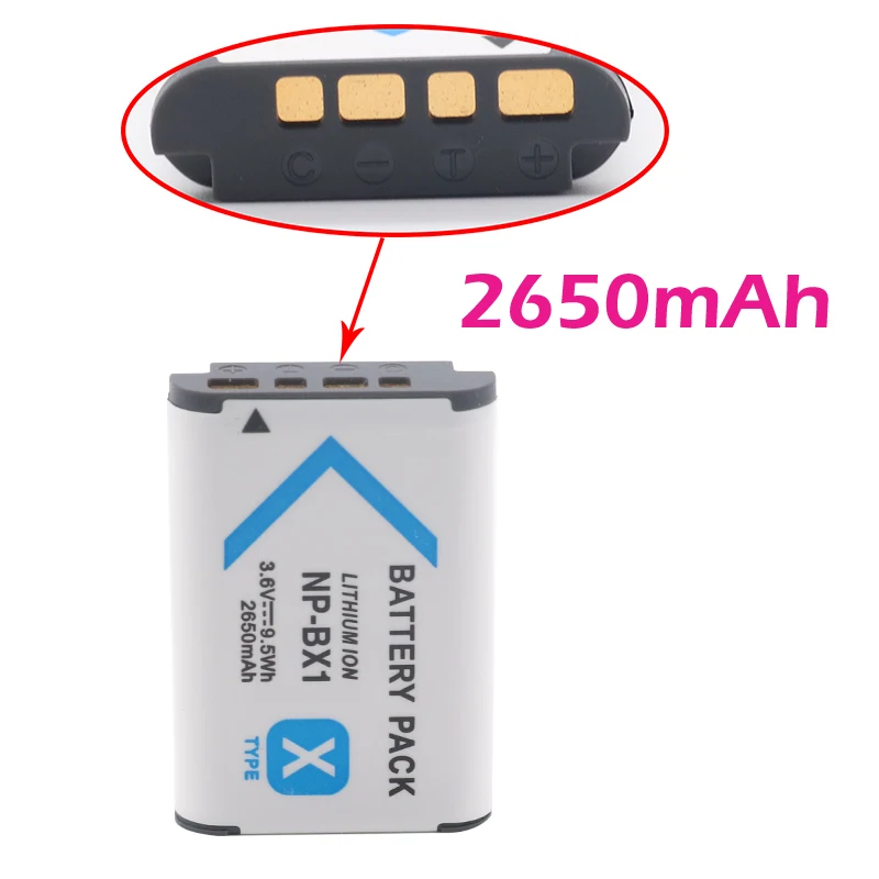 Для SONY NP BX1 npbx1 np bx1 Батарея для Sony FDR X3000R RX100 M7 M6 AS300 HX400 HX60 WX350 AS300V HDR AS300R X3000|Цифровые