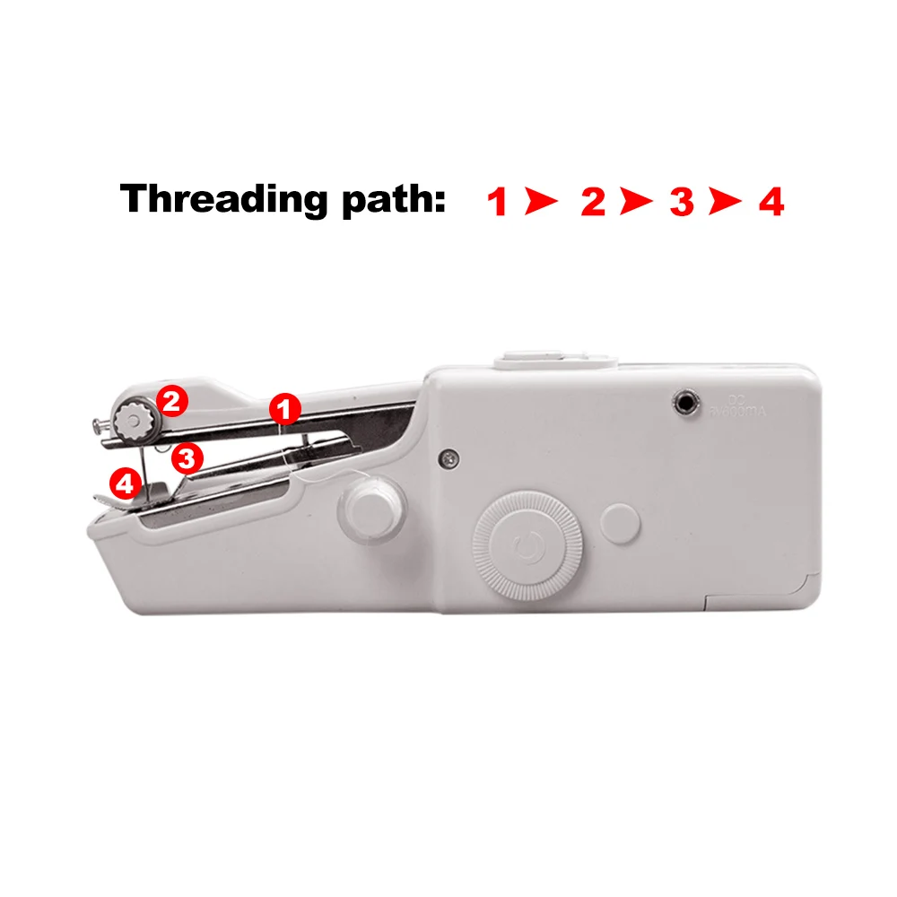 Мини Портативная швейная машина DIY Беспроводная ручная тканевая стежка швейная рукоделие Электрический инструмент для домашнего путешествия