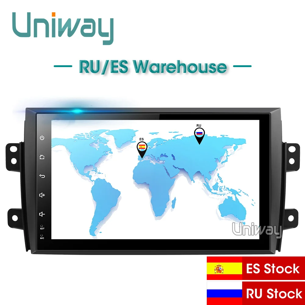 Uniway ATY9071 Android 8.1 автомобильный DVD для Suzuki SX4 2006 2007 2008 2009 2010 2011 2012 2013 автомобилей Радио Навигация