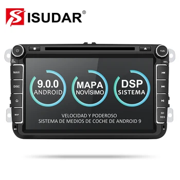 

Isudar 2 Din Car Multimedia Player Android 9 Auto Radio For Skoda/Seat/Volkswagen/VW/Passat b7/POLO/GOLF 5 6 DVD GPS 4 Cores