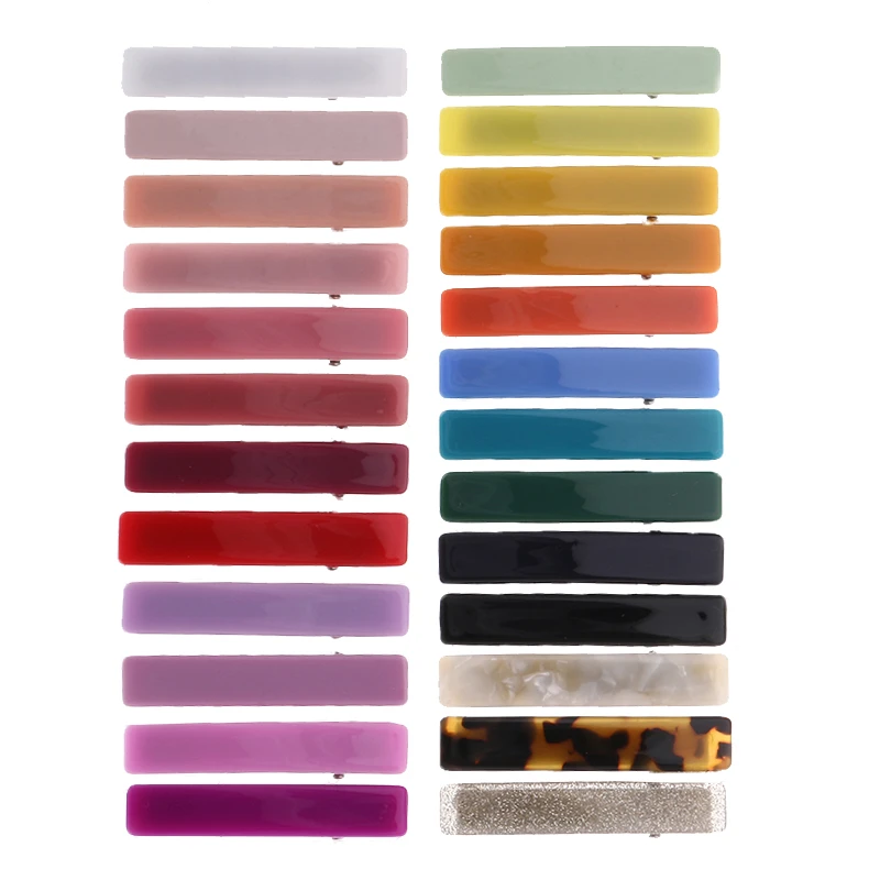 Acrylic Hair Side Clips Hairpin Acetate Hair Side Clips Hairpin 2023 New Candy Aliexpress