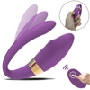 10 Modes Double Vibrators USB Rechargeable Dildo Wireless Vibrator Sex Toy For Woman G Spot U Silicone Stimulator 1