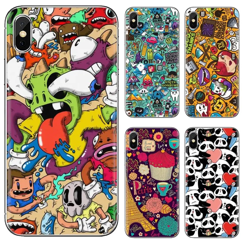 Мягкий чехол для iPod Touch iPhone 11 Pro 4 4S 5 5S SE 5C 6 6S 7 8 X XR XS Plus Max|Бамперы| |