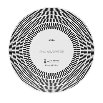 

LP Vinyl Record Turntable Phono Tachometer Calibration Strobe Disc Stroboscope MatWholesale dropshipping