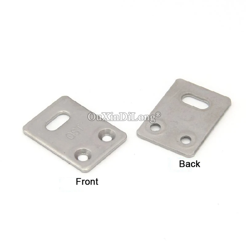 

Brand New 50PCS 304 Stainless Steel Flat Furniture Reinforced Corner Braces Board Frame Shelves Support Brackets Connectors
