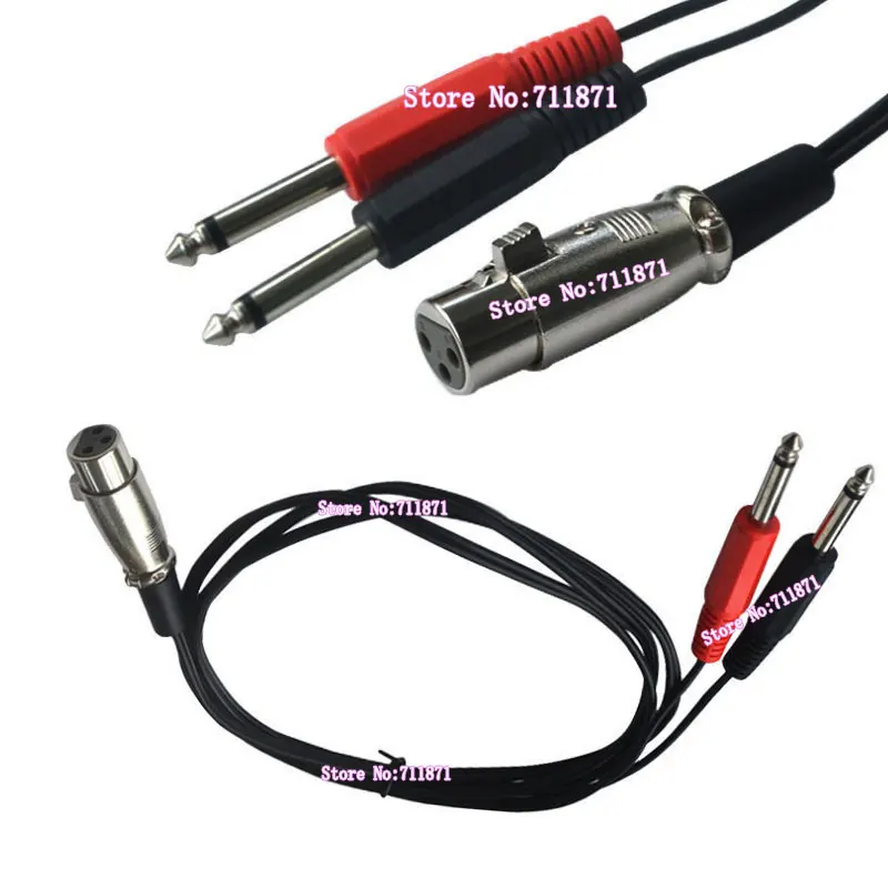 XLR CANNON женский двойной RCA Мужской Аудио кабель 150 см два мужской Женский аудио шнур