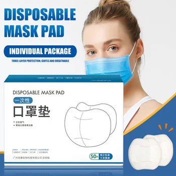 

50pcs Disposable Mask Pad Masks Gasket Face Mask Filter Replacement Anti Dust Breathing Filters J99Store