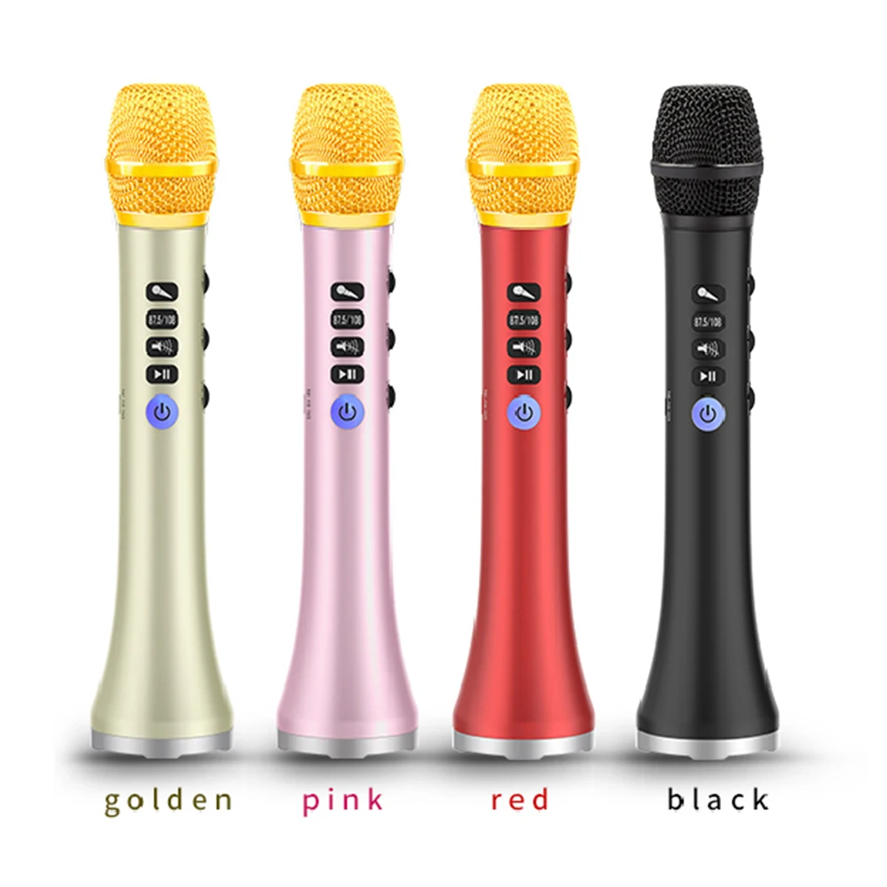 

Multi-Function Portable Karaoke Subwoofer Original Sound Elimination KTV 20W Bass HIFI Speaker Microphone Bluetooth Speakers