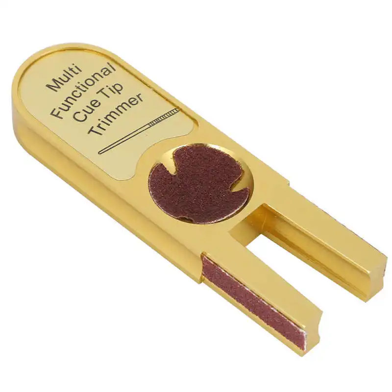 Billiards Pool Tip Shaper Snooker Billiard Club Tips Polisher Burnisher Trimmer Multifunctional Metal Billiards Supplies billiard tips billiard tool