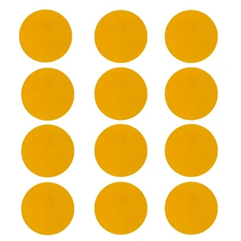 

12 Pieces Of Durable PVC Sports Field Markings For Training And Exercises, Flat Landmark Pads