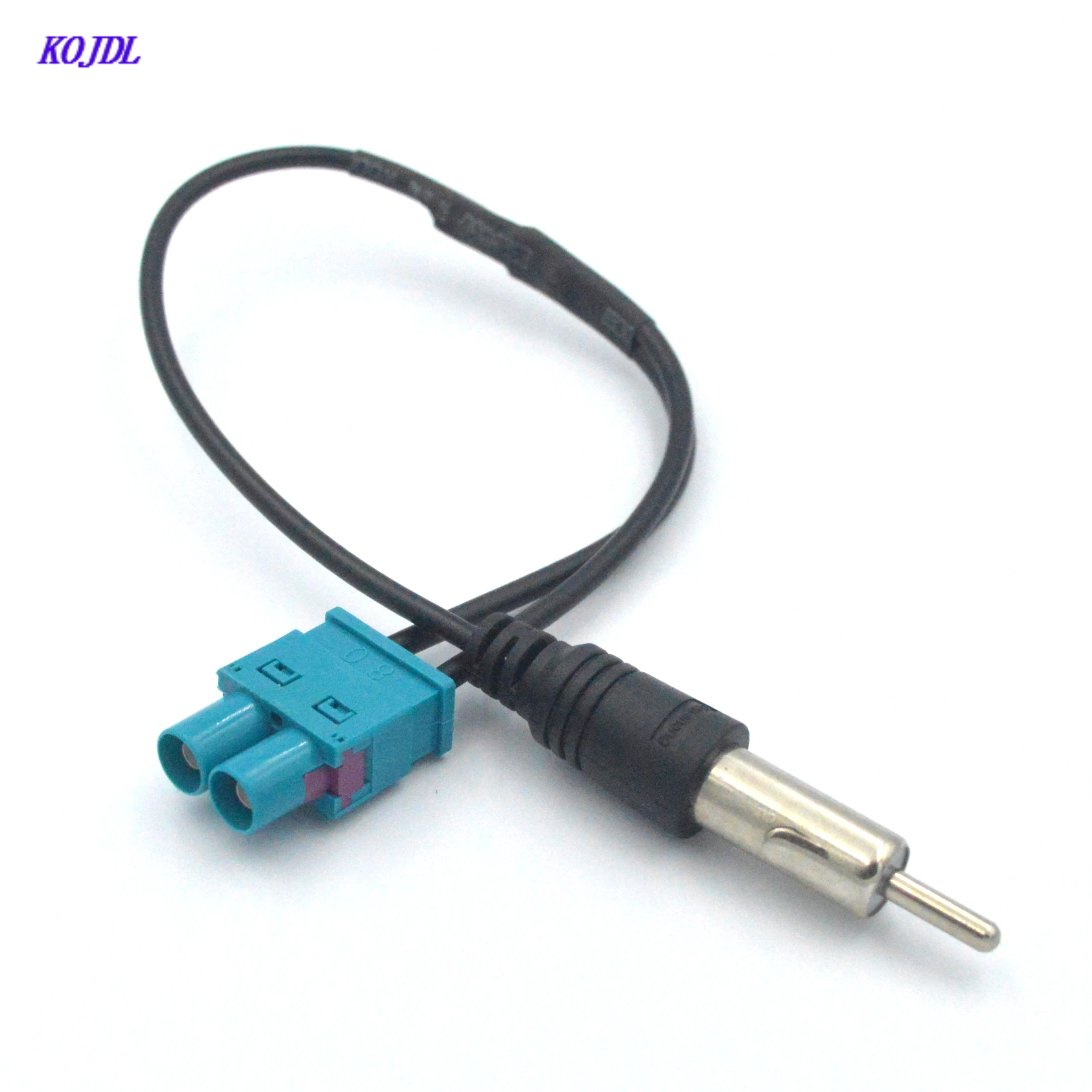 

car Radio Adaptor Antenna Audio Cable Male Dual Fakra interface CD Aerial anteny connector plug For Audi Volkswagen KOJDL NEW