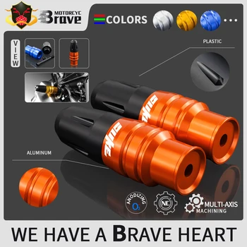 

For KTM DUKE 390 Duke390 RC390 RC 390 2017 2018 Motorcycle CNC Crash Pads Exhaust Sliders Crash Protector accessories